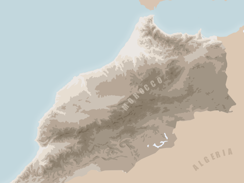 Mapa de Marruecos | Maroc Challenge